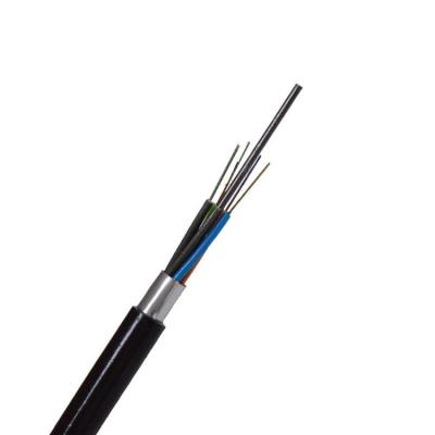 China Black Polyethylene (PE) GYTA fiber optic cable price per meter straight buried loose tube fiber optic cable 4 core for sale