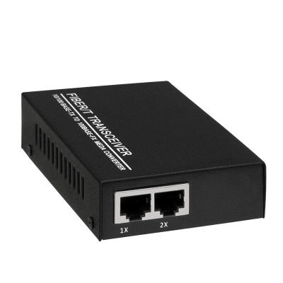 China FTTH 10/100M SC Fiber Media Transceiver 2 Port Singlemode And 1 POE Base-TX Port for sale