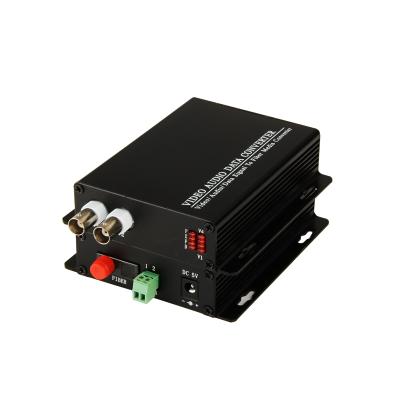 China FTTH Video Optical Converter 2 Channel Return Data To Fiber SM FC Port 20KM for sale