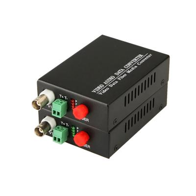 China FTTH Fiber Optic Converter 1 Pair 1 Channel RS485 Return Data HD CVI Analog for sale