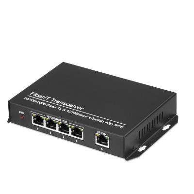 China POE 1000M 4 Port POE Switch +1 Port 1000M Network POE Network Switch for sale