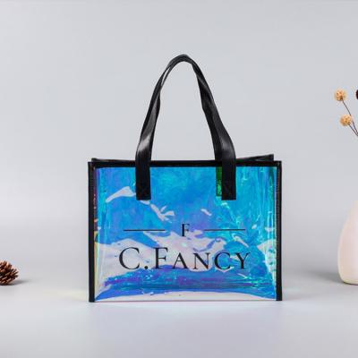 China Fashion Eco Friendly Hologram Fashion Logo Grocery Bag Custom for sale