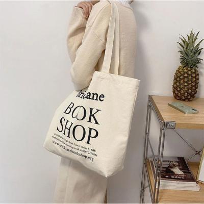 China Custom Logo Eco Friendly Promotional Women Eco-Friendly Bags Canvas Tote Bag White for sale