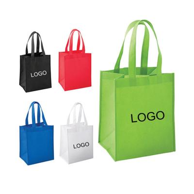 China Eco-friendly Good Quality Promotional Custom Reusable Shopping Bags From Tote Grocery Non Woven Bag for sale