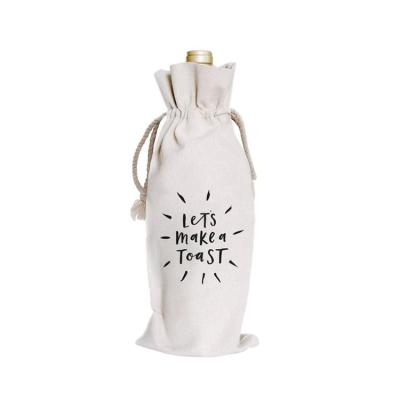 China Eco-friendly Custom Logo Eco Friendly Muslin Cotton Wine Bag 6 Bottle From China Manufacturer for sale