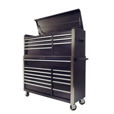 China Gas Struts Seated Opening And Closing Of Chest Lid 19 Drawers Tool Box Trolley Cabinet With Caster Tool Box Sets Tool Trolley In Workshop for sale