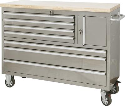 China Durable Stainless Steel Tool Box And Roller Cabinet For Stainless Workstation Trolley for sale