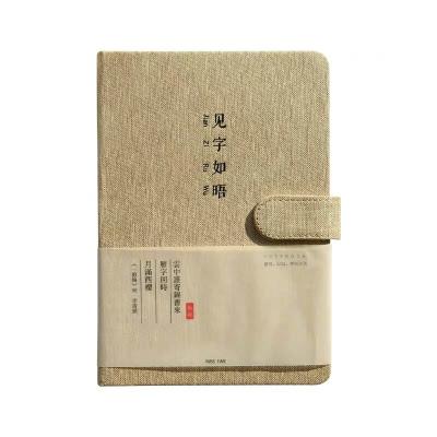 China Custom Hardcover Book Canvas Cover Notebook for sale