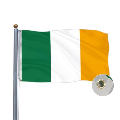 China Top Quality Polyester Best Selling Personalized 3X5 Printing Ireland Flag for sale