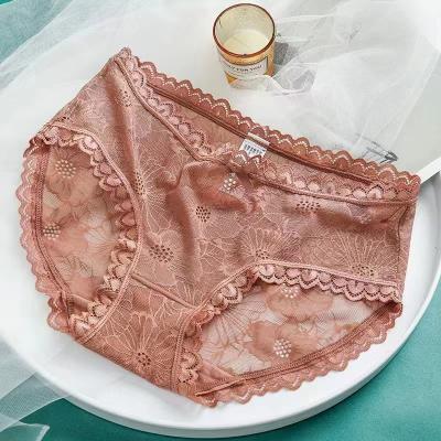 China Breathable 2021 New Style Soft Lady Care Briefs Ladies Sanitary Lace Panties For Women Underwear For Women Panties 2021 for sale