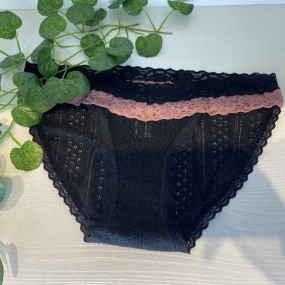 China Breathable sexy panties for woman lace sexy women's panties underwear transparent women's panties for sale