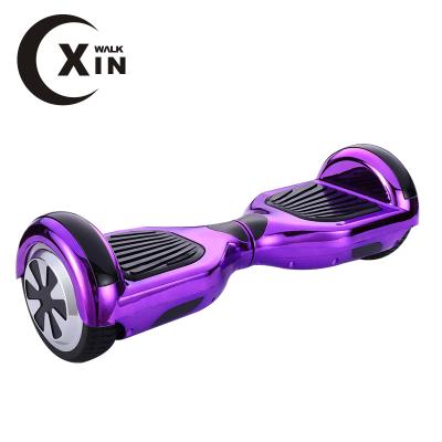 China 6.5 Inch Chrome Hoverboard Two Wheel Electric Scooter With Top Lights 6.5 Inch for sale