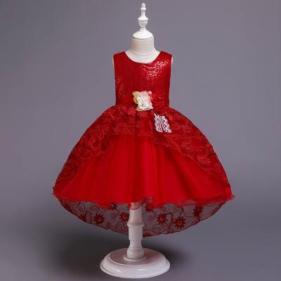 China China Manufacturer Dress For Baby 6 Years Old Children's Dresses Child Party Wear Anti-Static Girl Dresses A09 for sale