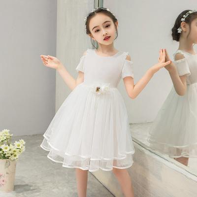 China Children Casual Dress Girls Party Anti-Static Bulk Wholesale Solid Dresses Baby Dress Design Pictures A09 for sale