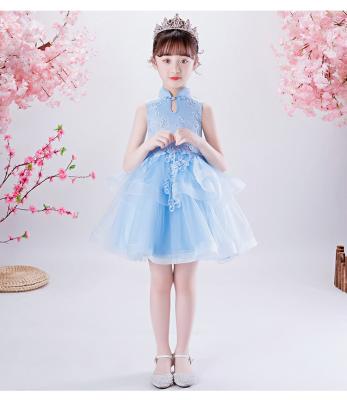 China Chinese style wedding bridesmaid party baptism anti-static dress for girls 201 for sale