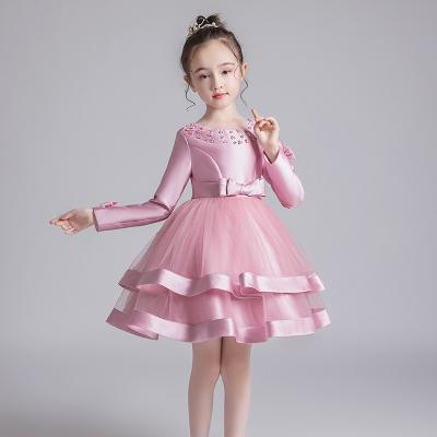 China Girls Princess Pageant Dress Kids Anti-Static Ball Gown Wedding Party Flower Dresses 1206 for sale