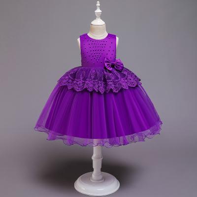 China Girls Ball Gown Dress Anti-static Wedding Princess Bridesmaid Party Prom Birthday Children's Clothing 858 for sale