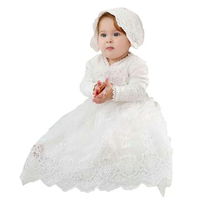 China Anti-wrinkle Girls First Birthday Dress For Baby Toddler Princess Dresses Kids Girl Newborn Party Prom Dress Clothing Wear B-9556 for sale