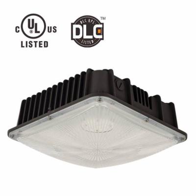 China 75W LED garage light canopy lights for gas station with IP 65 cUL/DLC/CE waterproof priofile low garage light for sale