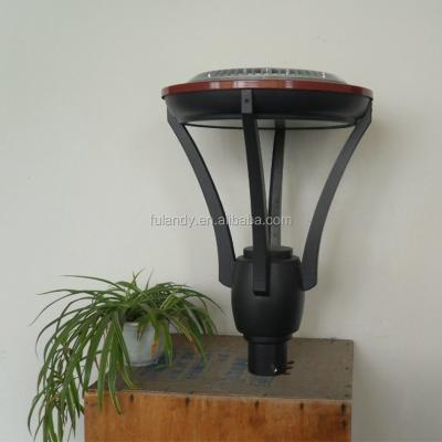 China Aluminum Alloy UL DLC Led Post Top Lights 40w 60w 80w 100w Circular Led Post Top Lights for sale