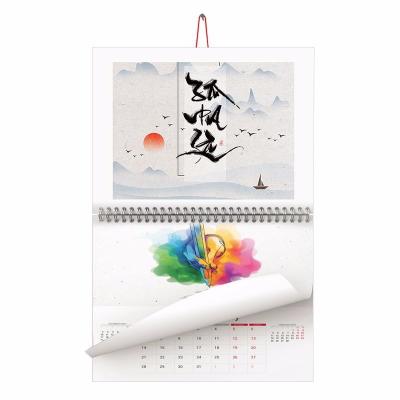 China Wall Calendar OEM Design Printing Cmyk Pantone Matt Art Paper Wall Calendar Customized Advent Cardboard zu verkaufen