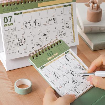 China Table Offest Calendar Printing Monthly Reusable 2022 Wall Calendar Customized Gloss Lamination for sale