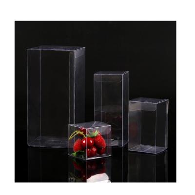 China Recyclable Wholesale Clear Plastic Packaging Boxes Transparent PET Plastic Food Packaging Box for sale