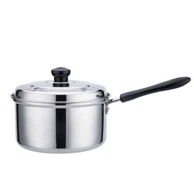 China Sustainable Kitchen Cookware Multifunctional Stainless Steel Nonstick Saucepan With Lid à venda