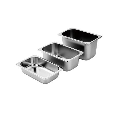 China Restaurant/buffet/party normal gastronorm EU standard and US 201 stainless steel food container GN pan for sale