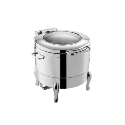 China Modern High Quality Round Desgin Stainless Steel 11L Induction Hydraulic Friction Flat Soup Heater Oven for sale