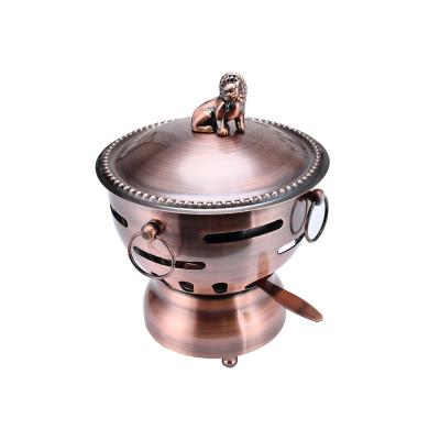 China Mini Stainless Steel Alcohol Stove Small Meal Sustainable Wholesale Alcohol Furence Restaurant Hot Pot for sale