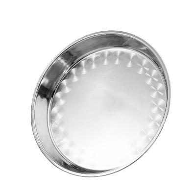 중국 Sustainable Wholesale Customized Stainless Steel Oval Bar Food Serving Tray 판매용