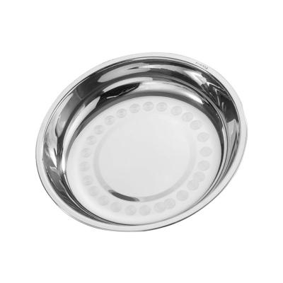 중국 Restaurant Tray Disposable Wholesale 304 Stainless Steel Dishes Customized Dinner For Soup Table Fruit 판매용