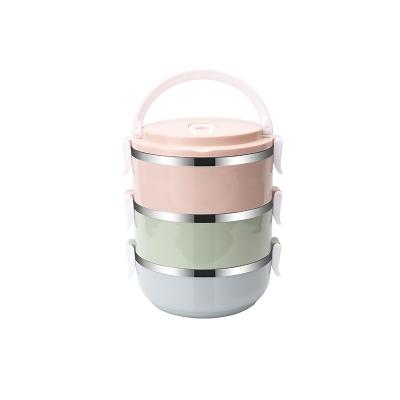 China Factory direct cheap 4 layers stainless steel sustainable lunch box for kids school and office lunch box en venta