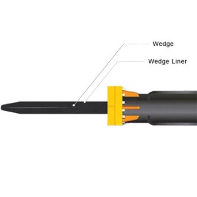 China Concrete Portable Hand Held Pneumatic Splitter Wedges For Breaking Stone With Compressed Air for sale