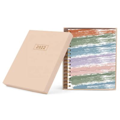 China Spiral Notebook With Logo Print Daily Paper Book Cover Note Books Cheap Price Spiral Binding Notebook for sale