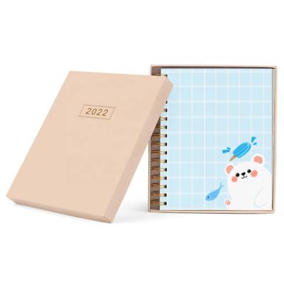 China Custom OEM Logo Custom A5 Spiral Paper Notebooks Notebook with Logo Print Paper Cover Note Books for sale