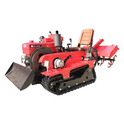 China Hotels 22 Hp Crawler Cultivators Rotavator Agriculture Power Tiller Diesel Engine Tiller for sale