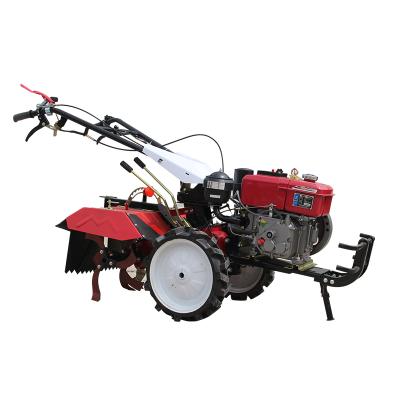 China Farms four-four drive diesel air cooled microtiller 173 for sale