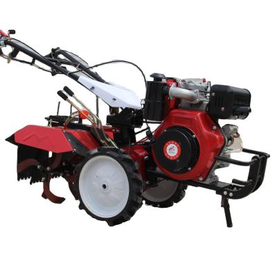 China Farms Four-four Drive Diesel Air Cooled Microtiller 195 for sale