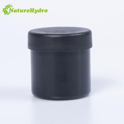 China Hot Selling Personal Care Products Wide Mouth Plastic Jar Black for sale