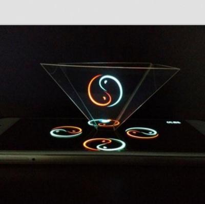 China Flexible 3D Hologram Projector Advertising Display Box For Smartphone for sale