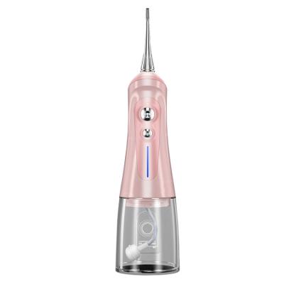 China Fashional Tooth Care 320ml Portable Cordless Oral Water Tank Irrigator Water Flosser For Teeth for sale