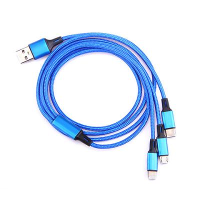 China Android Usb Multi Cable Usb Cable 3 In1 USB Adapter Chargering Cable Connector for sale