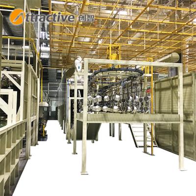 China Oven Spray System High Temperature Powder Curing Coating Production Line For Cookware Making According To Customer Needs for sale