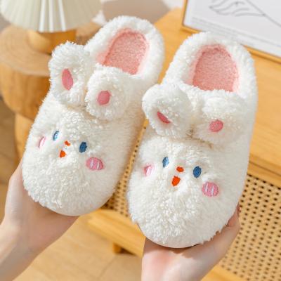 China Fashion Trend 2023 luxury newest warm ladies fuzzy plush indoor slides slippers fluffy furry house slippers winter fur women for sale