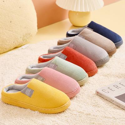 China Anti-Slippery 2022 Plush Slippers Women House Slippers for Guests Winter Warm Slippers for sale