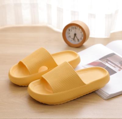 China Light Weight Bathroom Home Non slip Flops Woman Sandals Fashion Soft Sole EVA Indoor Slippers for sale