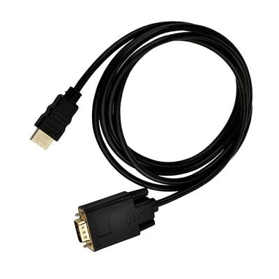 China PVC 1.8m/6ft Gold Plated HDMI to VGA Cable with USB Audio for Computer, Desktop, Laptop, PC, Monitor, Projector, HDTV for sale