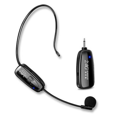 China Fast Delivery 2.4G Wireless Headset Microphone Long Term Wireless MIC Single Directional for sale